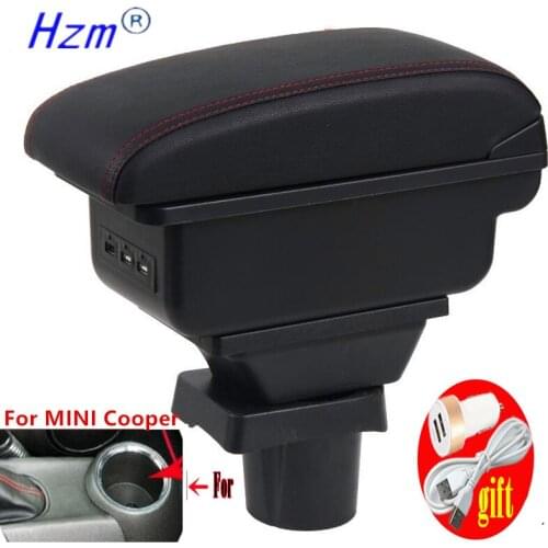 For MINI Cooper R50 R52 R53 R56 R57 R58 F55 F56 F57 Countryman R60 F60 Armrest box car accessories styling