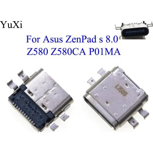 YuXi 10pcs For Asus ZenPad s 8.0 Z580 Z580CA P01MA Micro USB Charging Dock jack socket Connector Port Replacement Repair parts