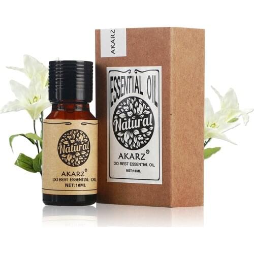 AKARZ Famous brand skin care Lily essential oil Moisturizing whitening blood circulation Relieve pain Lily oil
