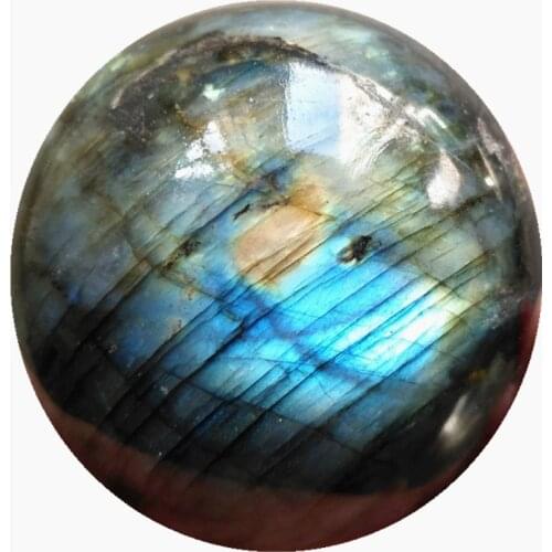 High quality 100% natural labradorite quartz crystal ball point healing as a Christmas present