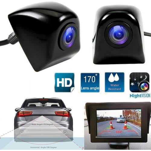 170 Degree Rear View Camera HD Night Vision Universal Backup Camera Reverse High LED Rear Cable Quality With 8 Car CCD Park J9I0