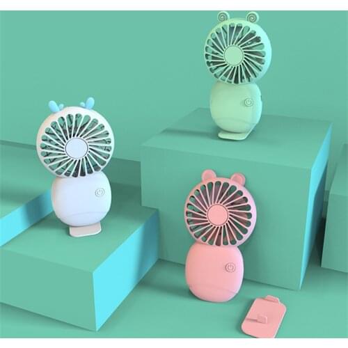 USB Mini Wind Power Electric Fan Ultra-quiet Convenient Fan Desktop Student Portable Student Office Cute Small Cooling Fans