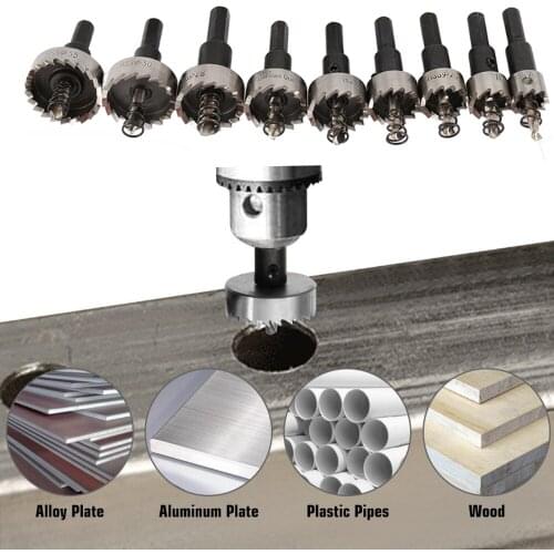 13/12pcs Hole Saw Tooth Kit Hss Steel Holesaw Drill Bit Set Cutter Tool For Wood Metal Wood Alloy 15-50Mm