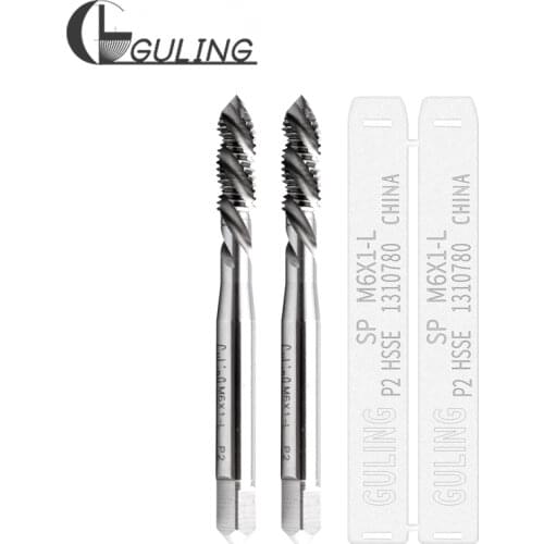 HSSE Left hand Spiral Fluted tap M2 M2.3 M2.5 M2.6 M3 M4 M5 M6 M8 M9 M10 M12 X0.4L X0.7L X1L X1.75L Metric Screw Thread taps