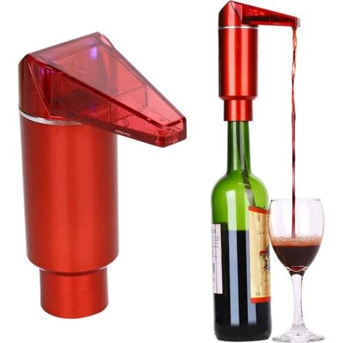 Portable Single Button Design Electric Red Wine Quick Decanter Aerator Pourer Automatic Dispenser Wine Tools Accessory