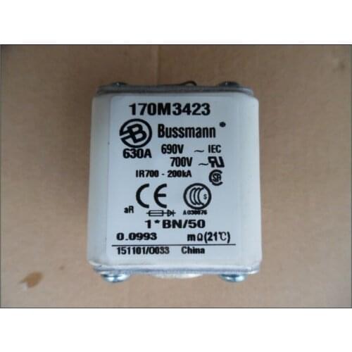 Fuses: 170M3423 630A 690V / 170M3523 630A 690V aR