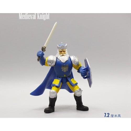 Pvc figure model toy medieval knight