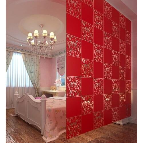 20PCS Room divider Biombo Room partition wall room dividers Partitions PVC Wall stickers room dividers partitions folding Screen