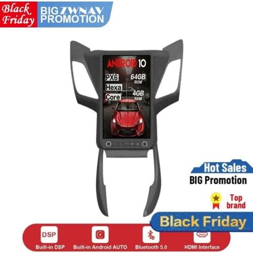 Tesla Vertical Screen 4+64G Android 10 Car Multimedia Player GPS For HYUNDAI ELANTRA 2014 -2016 GPS Navi Radio Stereo Head Unit