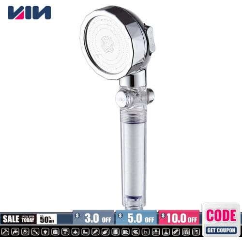 Universal High Pressure Shower Head Adjustable Bath Rain Water Saving Filtration Filter Showerhead Home Hotel Bathroom Sprayer