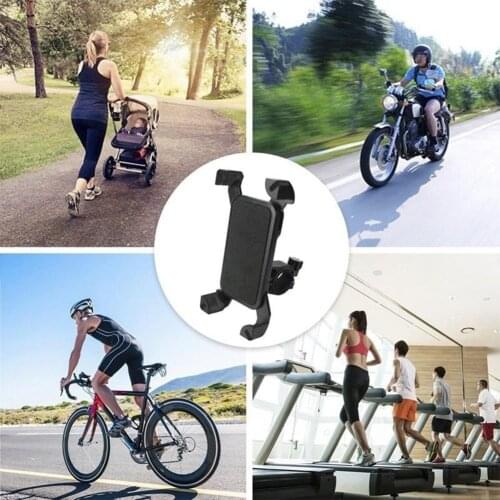 Universal Motorcycle Bike Bicycle Handlebar Mount Mobile Phone Holder Bracket Bicycle Accessories Replacement Parts