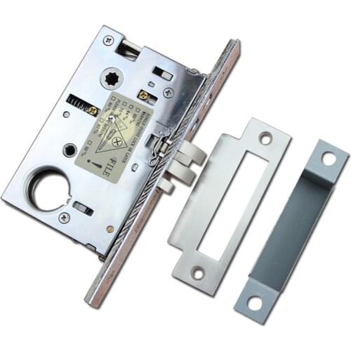 Security Door mortise 3 points Lock body 304Stainless Steel safety locks entry door fittings for bedroom