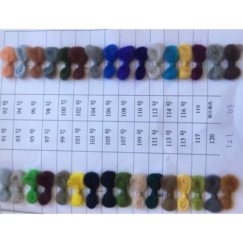 WFPFBEC 66S DIY handmade Needle Felting wool felt poke fun filled Wool fibre Tops Roving 10g/32pcs/lot free shipping 320g