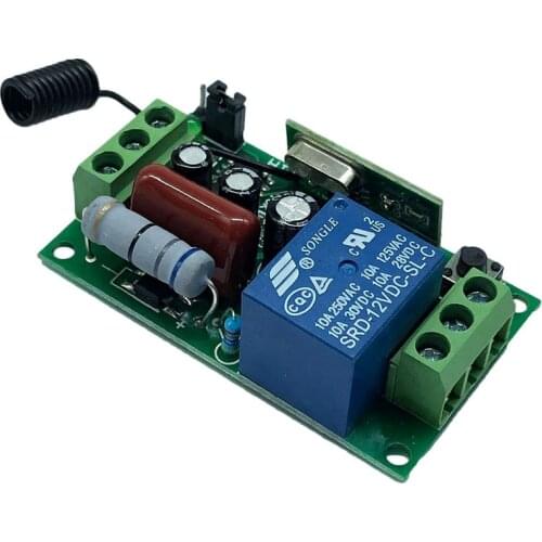 XR-113 220V/10A Single-Channel Learning Wireless Remote Control Switch 433MHz Lamp Access Control Switch Controller