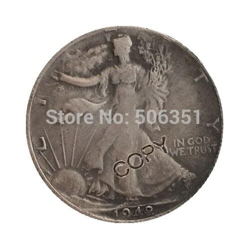 1942 P,D,S Walking Liberty Half Dollar COPY COINS