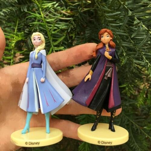 2PCS/1lot 10.5cm High quality ice and snow Wonderland Princess isaanna cake ornaments collection ornaments
