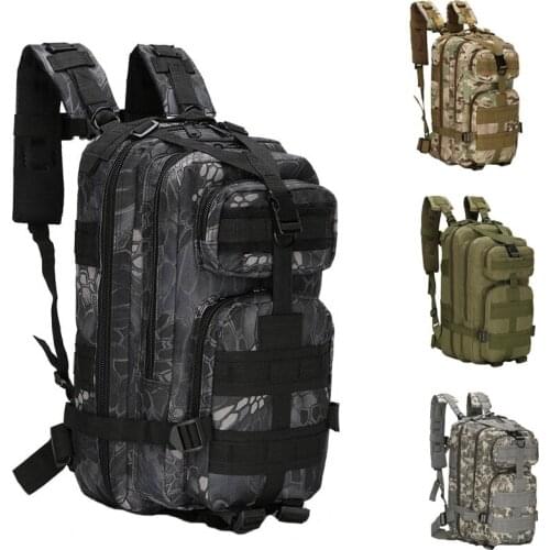 25L 3P Tactical Molle Backpack Army Military Assault Large Capacity Bag Outdoor EDC Pack For Trekking Camping Hiking Hunting Bag