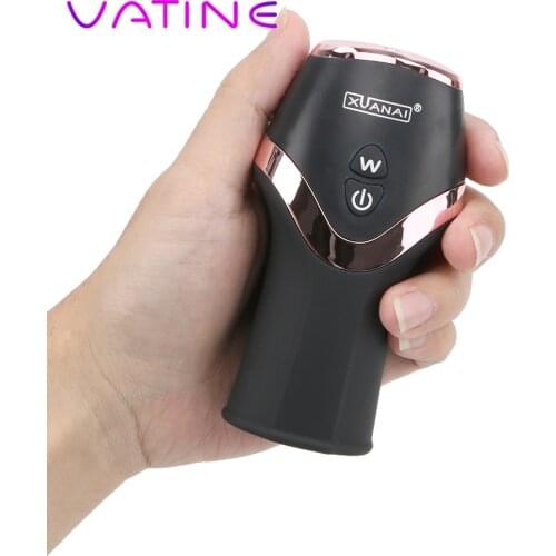 Automatic Masturbator Cup Penis Enlarger Pump Vibrator Glans Stimulate Massager Artificial Vagina Sex Toys for Men Masturbation