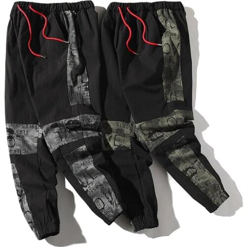 Cotton Leisure Men Trousers Fashionable Loose Sweatpants Streetwear Jogger Elasticated Waist Harem Pants Male High Quality Pants