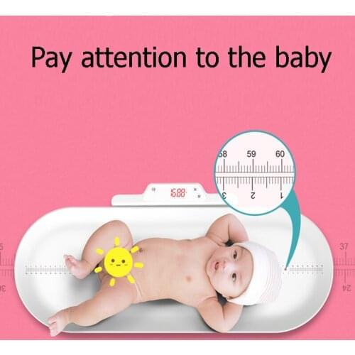 Baby Body Said Pet Said Accurate Baby Said Electronic Mother and Baby Scales Measurable Body Length USB Charging Custom