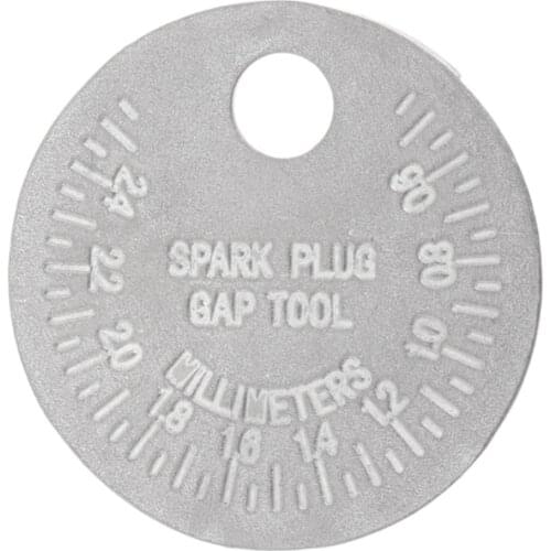 Spark Plug Gauge Tool Measurement Coin-Type 0.6-2.4mm Range Spark Plug Gage