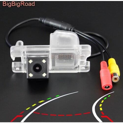 BigBigRoad For Mitsubishi Triton L200 Hunter Sportero Strada MK3 1995-2006 MK4 Car Intelligent Track Rear View Camera