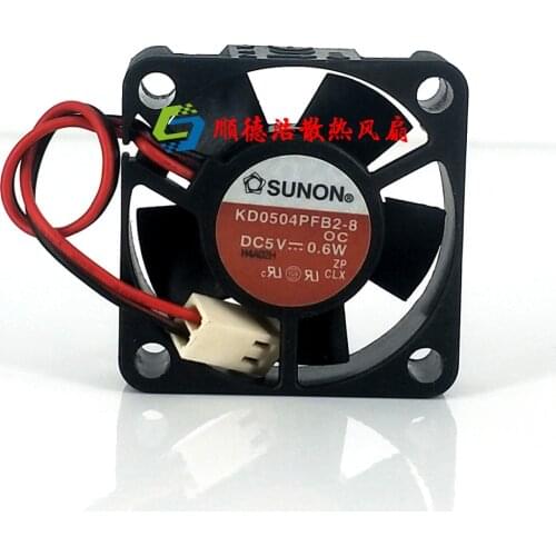 New original KD0504PFB1-8 4cm 4010 DC5V 0.6W ultra-thin silent fan switch chassis CPU cooling