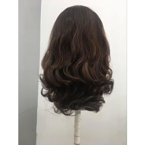 Tsingtaowigs Custom made European virgin hair unprocessed hair 16inch jewish wig Best Sheitels wigs free shipping