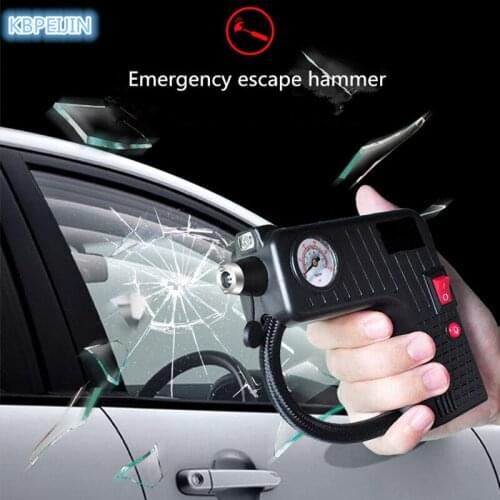 Portable 12V Car Auto Electric Air Compressor Tire Inflator Pump Rescue lamp for Toyota corolla rav4 camry prius Accessories
