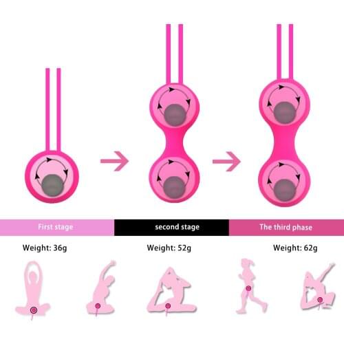 Safe Silicone Beads Vaginal Ball Sex Toys for Women Silicone Geisha Kegel Ball Simulator Vagina Tightening Exerciser