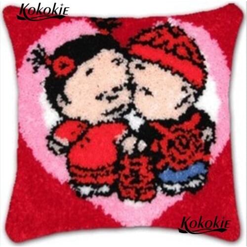 Embroidery yarn handicraft needlework Crocheting Rug Yarn Patchwork Pillowcase latch hook kits chinese cross stitch sets sale