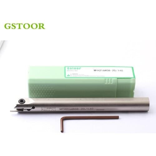 1PC MFH216R08 20/140 MFH216L08 20/140 CNC lathe Cutter Spring Steel Turning Tool Holder Internal Grooving For MGMN200