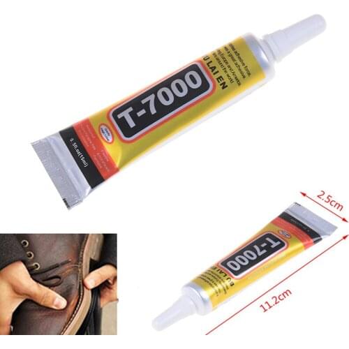 15ml T-7000 Epoxy Resin Adhesive T7000 Black Liquid Glue Super Sealant Handset Touch Screen Rack Maintenance