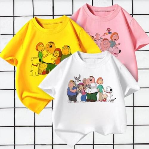 2021 Summer T-Shirt Hilarious Cartoon New Harajuku Style Classic Anime Kids Clothes Movement Boy Tops Unisex 2-9 Years Old