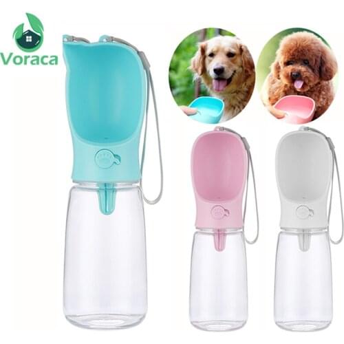350/550ml Portable Pet Dog Water Bottle Feeder Travel Outdoor Drinking Water Dispenser for Small Large Accessories Puppy Dogs