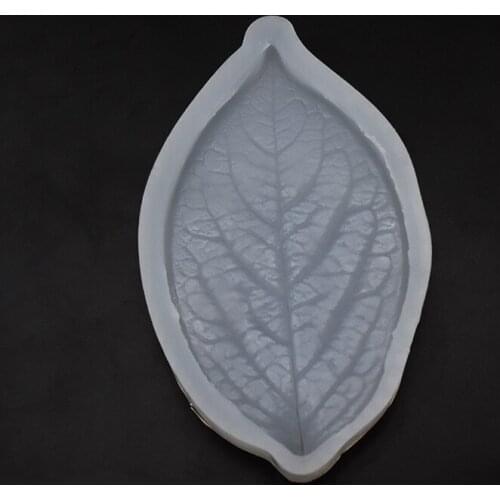 T8DE Simulation Large Leaf 3D Candle Soap Mould DIY Candle Epoxy Mold Handmade Candles Aroma Wax Soap Molds for Decoration