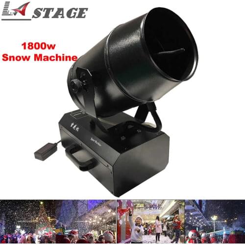 Free Shipping Pro Performance 1800W Moving Head Snow Maker Snow Machine Maker For Indoor or Outdoor Use Party theater Machine
