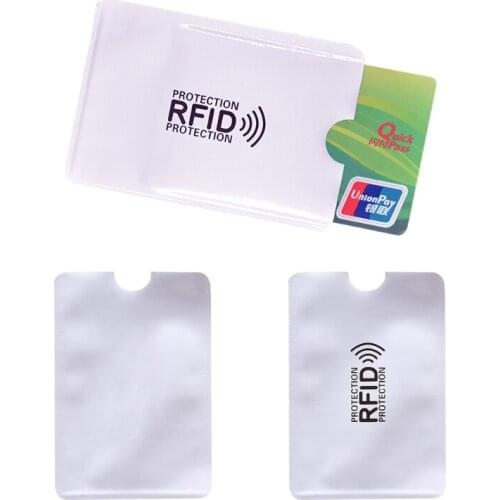 Business Credit Card Holder RFID Blocking Sleeve Protector Shield Holder Case