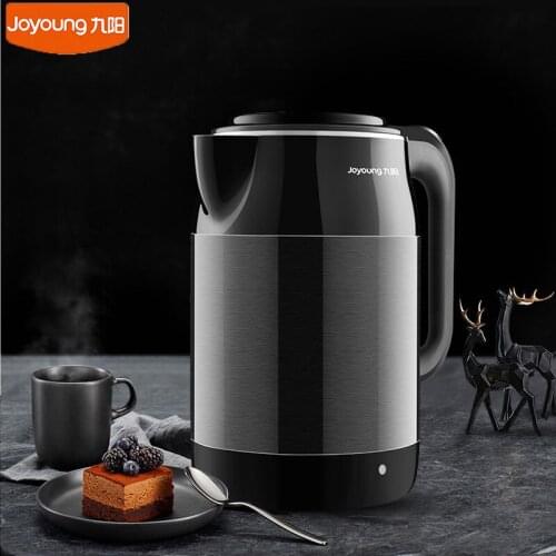 New Joyoung Household Electric Kettle 1.7L Stainless Steel Water Boiler Double Anti-scalding 8 Hours Insulation Teapot 220V