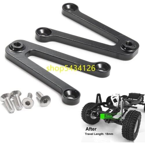 Toy Rc Car Aluminum Front Suspension Shock Bracket Mount For 1/10th Scale Model RC-4WD TF2 Trail Finder 2 Chassis Upgrade Part