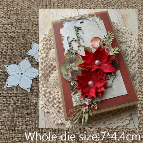 New Design Craft Metal Cutting Dies cut die new 2pcs flower decoration Scrapbooking Album Paper Card Craft Embossing Die Cuts