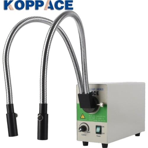 KOPPACE Microscope LED Fibre-Optical Cold Light Source 550mm Long Dual Hard Tube LED Fibre-Optical Cold Light Source
