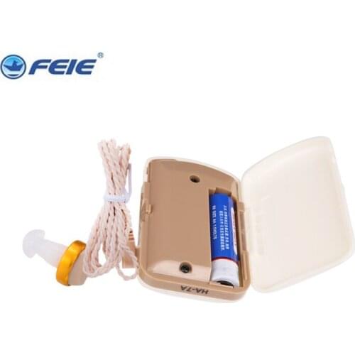 High Power Wired Box Mini Hearing Aids Pocket Digital Hearing Aid Adjustable Best Sound Amplifier Ear Care Tools S-7A Free Ship