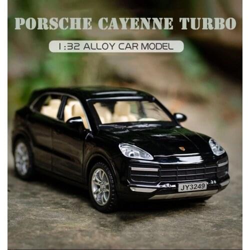 New 1:32 Porsche-Cayenne Turbo Car Model Alloy Car Die-cast Toy Car Model Sound and Light Childrens Toy Collectibles