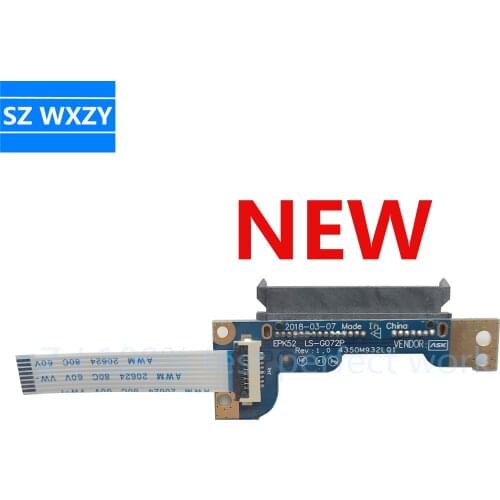 NEW For Hp 15-DA 15-DB 250 G7 Laptop HDD HARD DRIVE CONNECTOR CABLE BOARD LS-G072P 435OM932L01 8pin 100% Tested Fast Ship