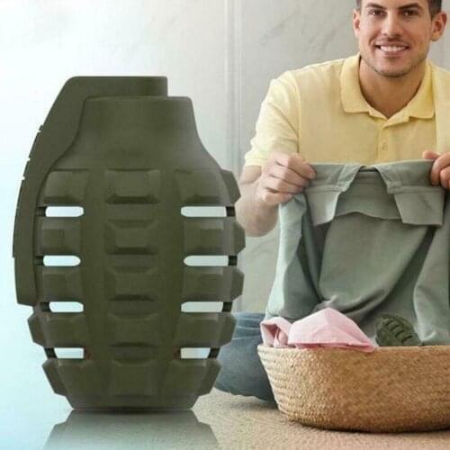 Silicone Laundry Ball Grenade-shaped Reusable Funny Bomb Washing Clothes Accessory