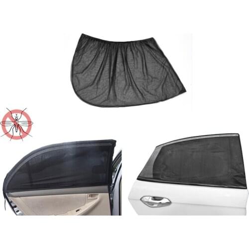 2pcs Car Window Sun Shade UV Protection Car Curtain Auto Window Sunshade Side Shield Visor Mosquito Dust Summer Protection