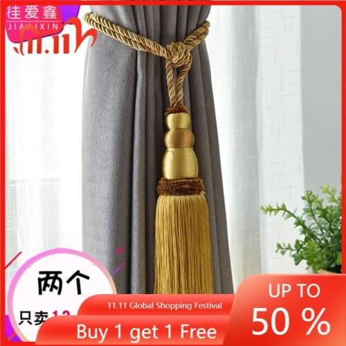 Curtain Bandage Modern Simple Hanging Ball Rope Hanging Ball Tassel Curtain Buckle All-Match Hook Wall Hook Accessories