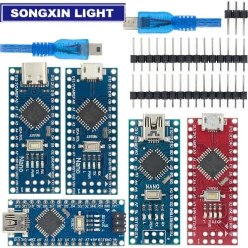 SX Nano 3.0 Controller Nano CH340 USB Driver ATMEGA328/ATMEGA168P ATMEGA328P Nano Mini USB With The Bootloader For Arduino