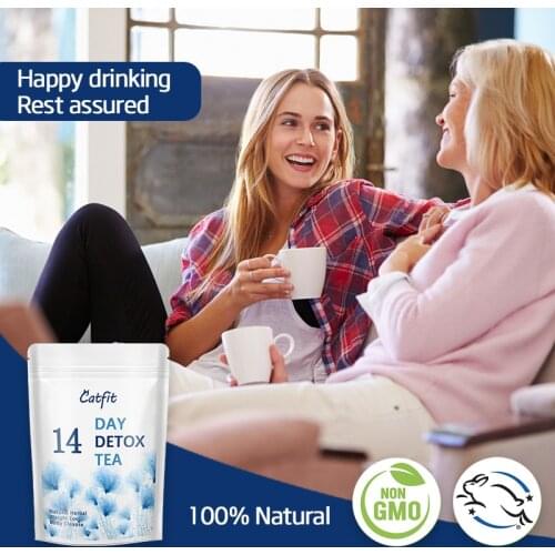 CatFit Herbal Slimming Drink Detox Colon Cleanse Fat Burn Weight Loss Product Skinny Belly Detoxification Beauty Set